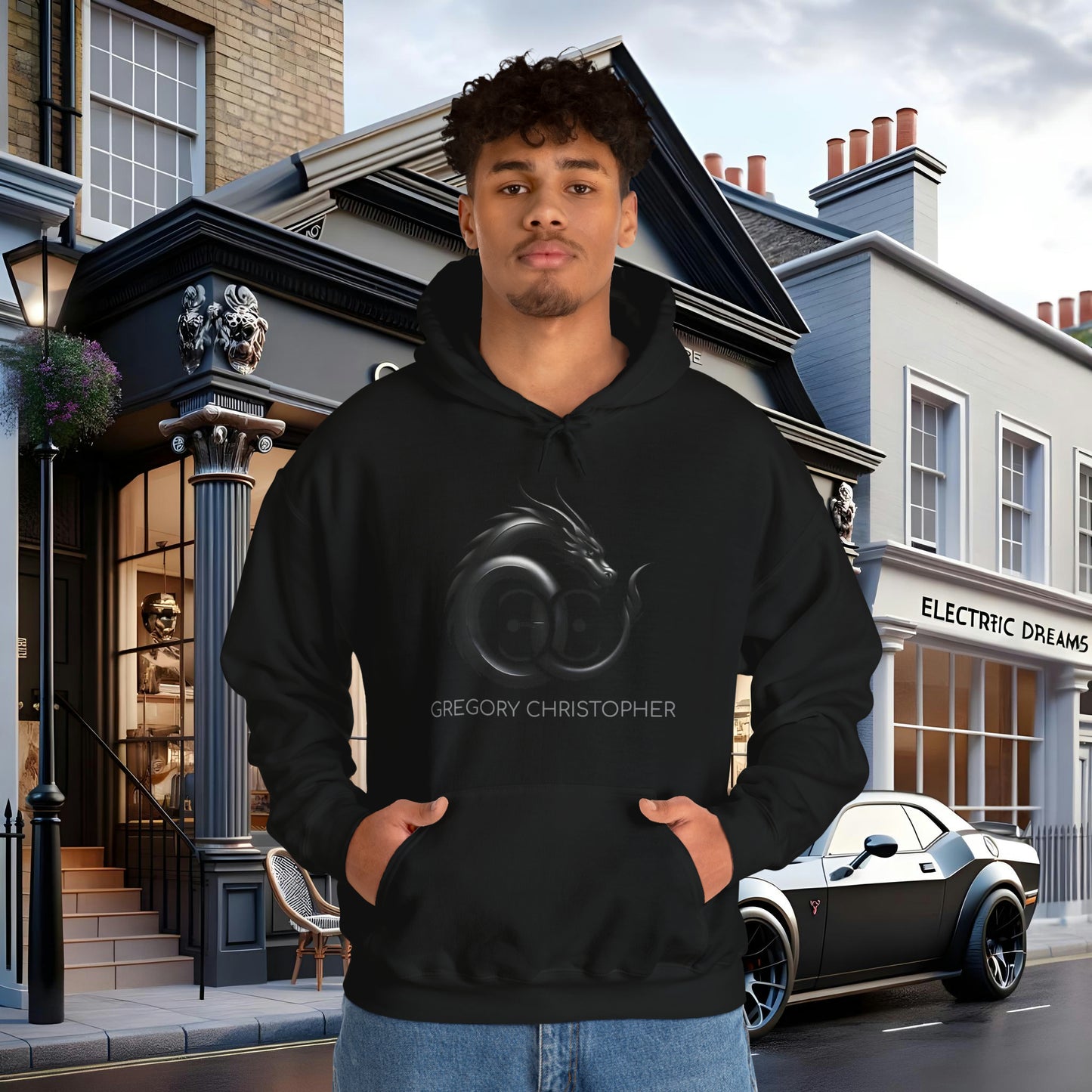 Hooded Sovereign - Hooded Sweatshirt by GREGORY CHRISTOPHER - USA