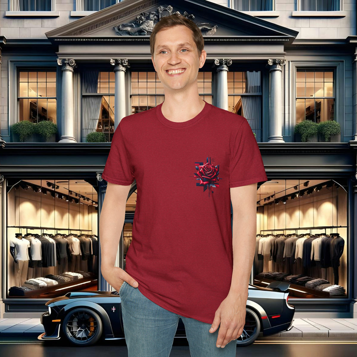 Rose Luxe Tee by GREGORY CHRISTOPHER - UK
