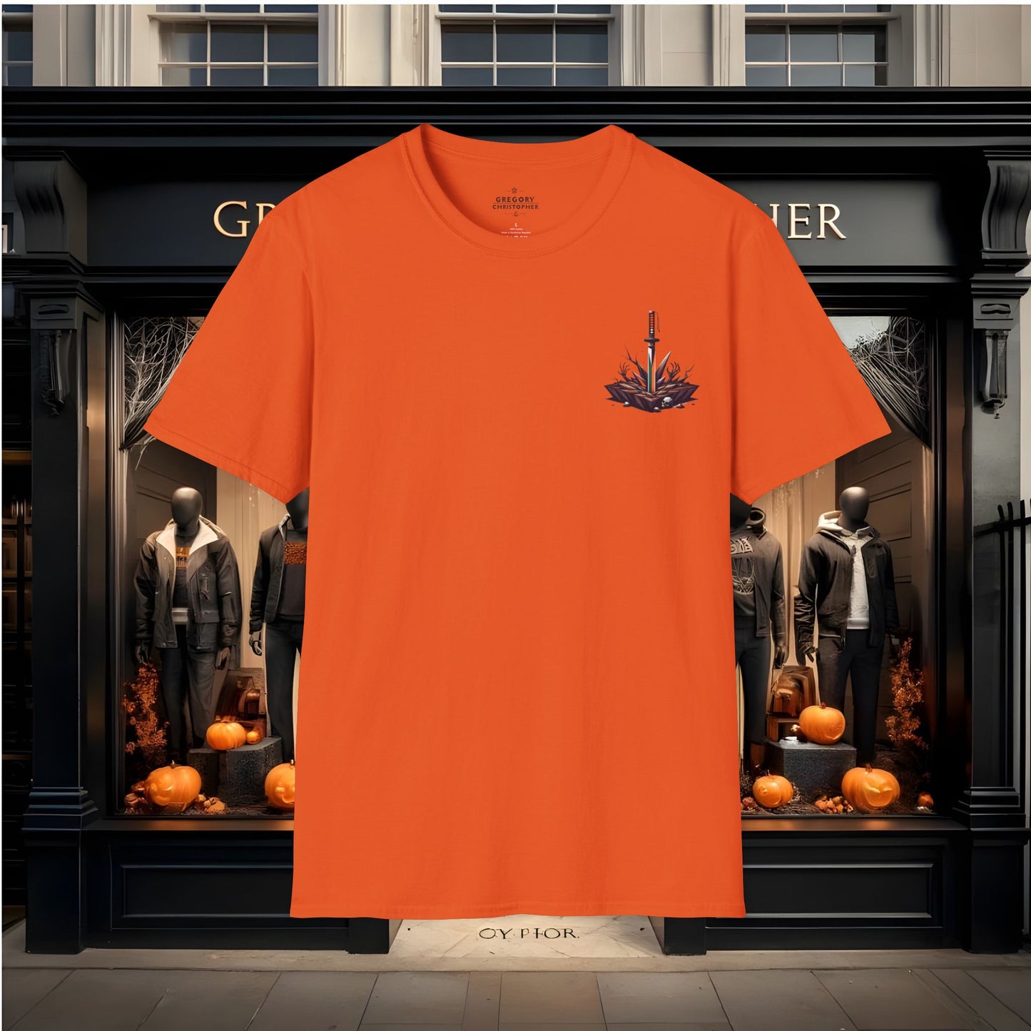 Forged in Fire: The Samurai Spirit Tee by Gregory Christopher UK