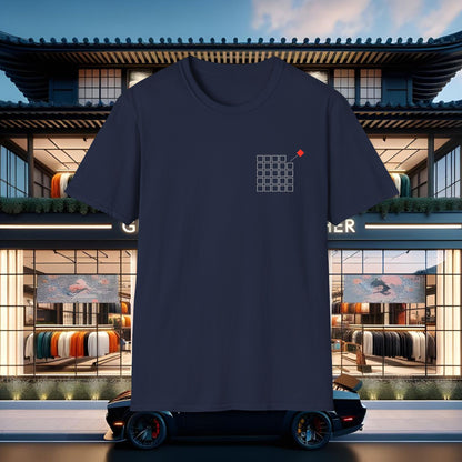 Gregory Christopher Graphic T-Shirt — Minimal Logo Pocket & Script Back