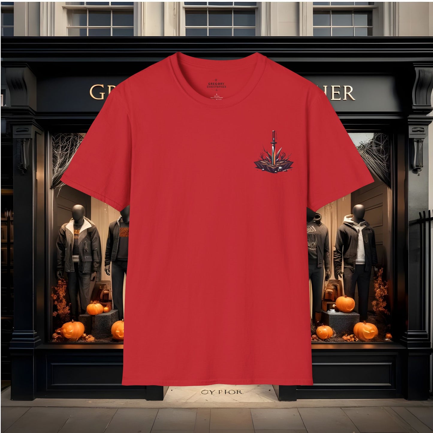 Forged in Fire: The Samurai Spirit Tee by Gregory Christopher UK