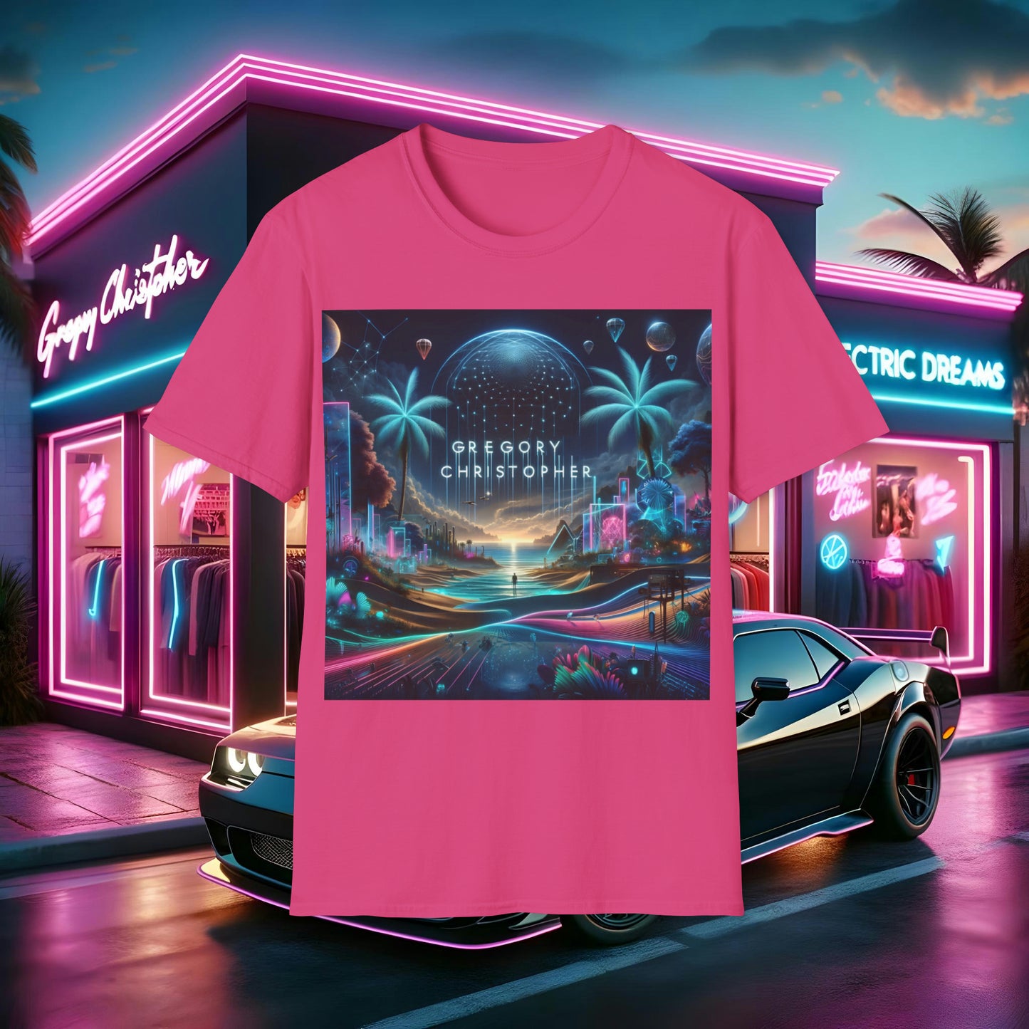 Electric Dream Tee by GREGORY CHRISTOPHER - UK