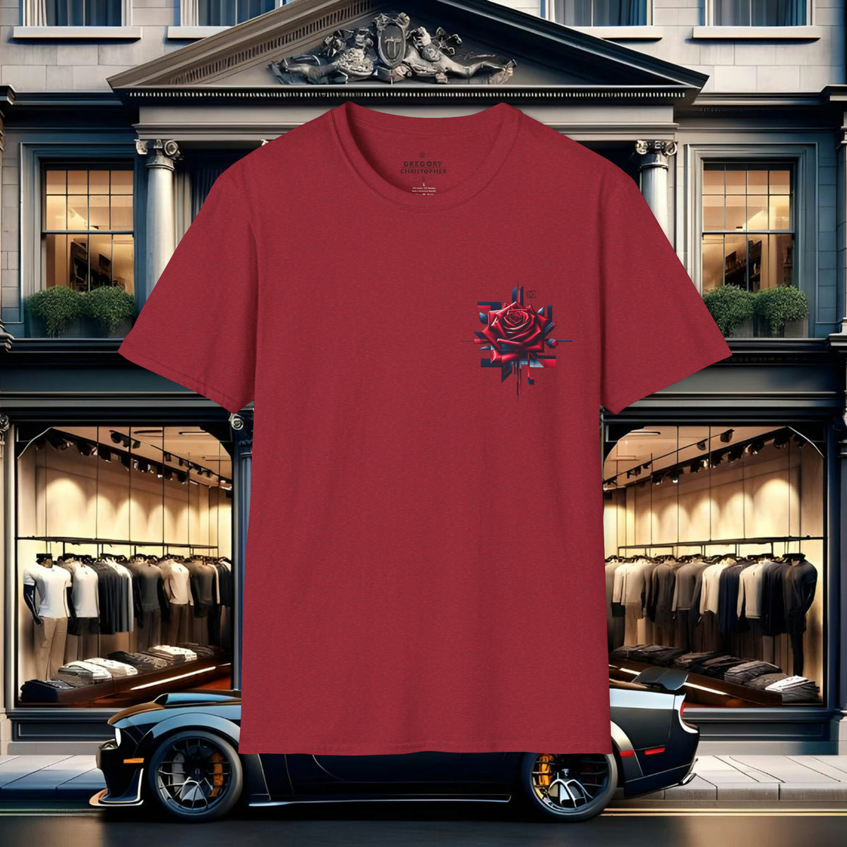 Rose Luxe Tee by GREGORY CHRISTOPHER - UK