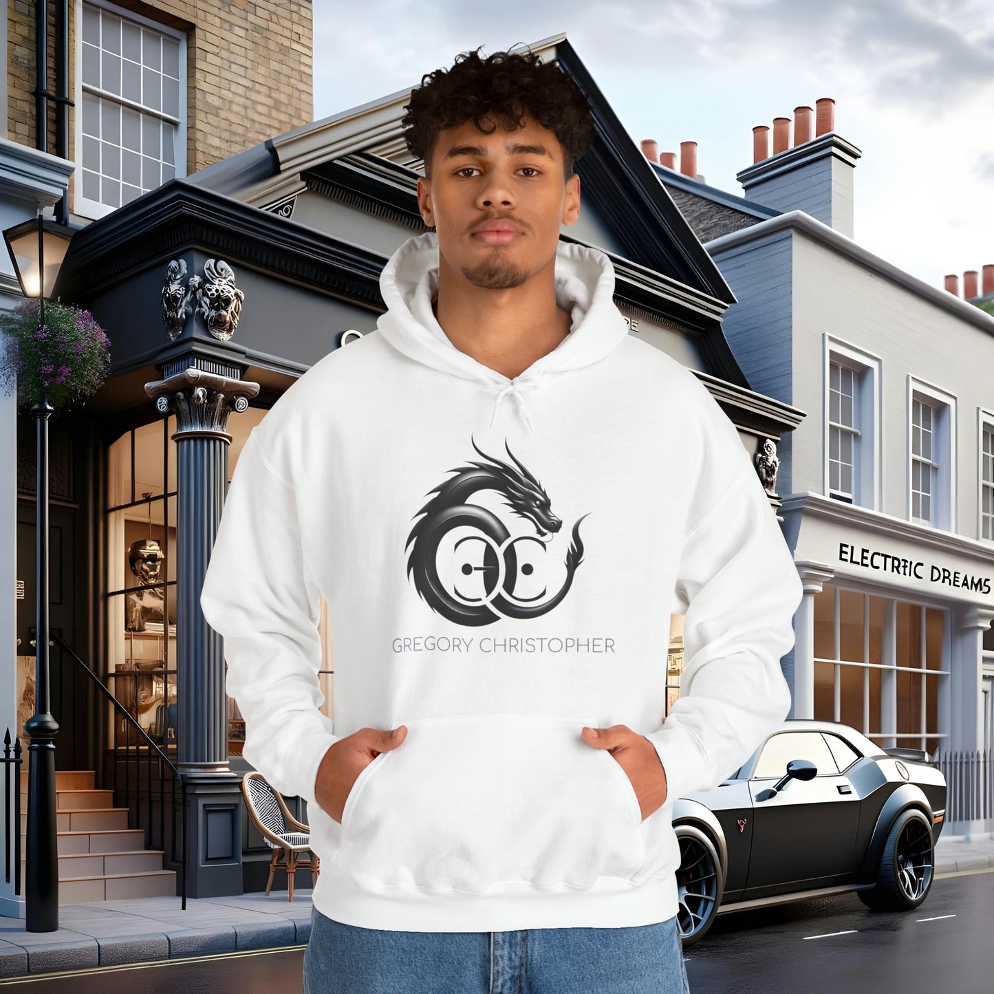 Hooded Sovereign - Hooded Sweatshirt by GREGORY CHRISTOPHER - USA