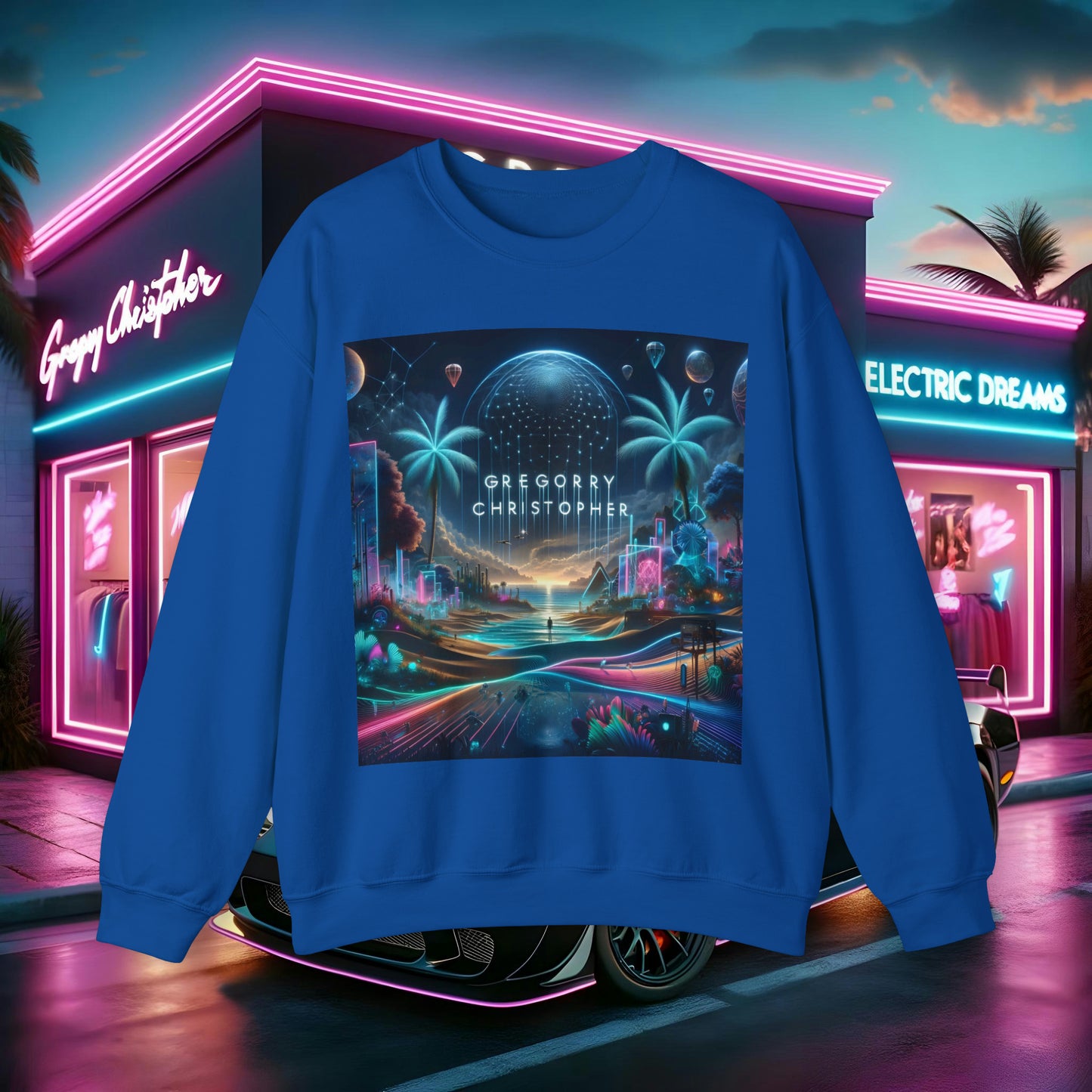 Electric Dream Sweatshirt by GREGORY CHRISTOPHER - UK