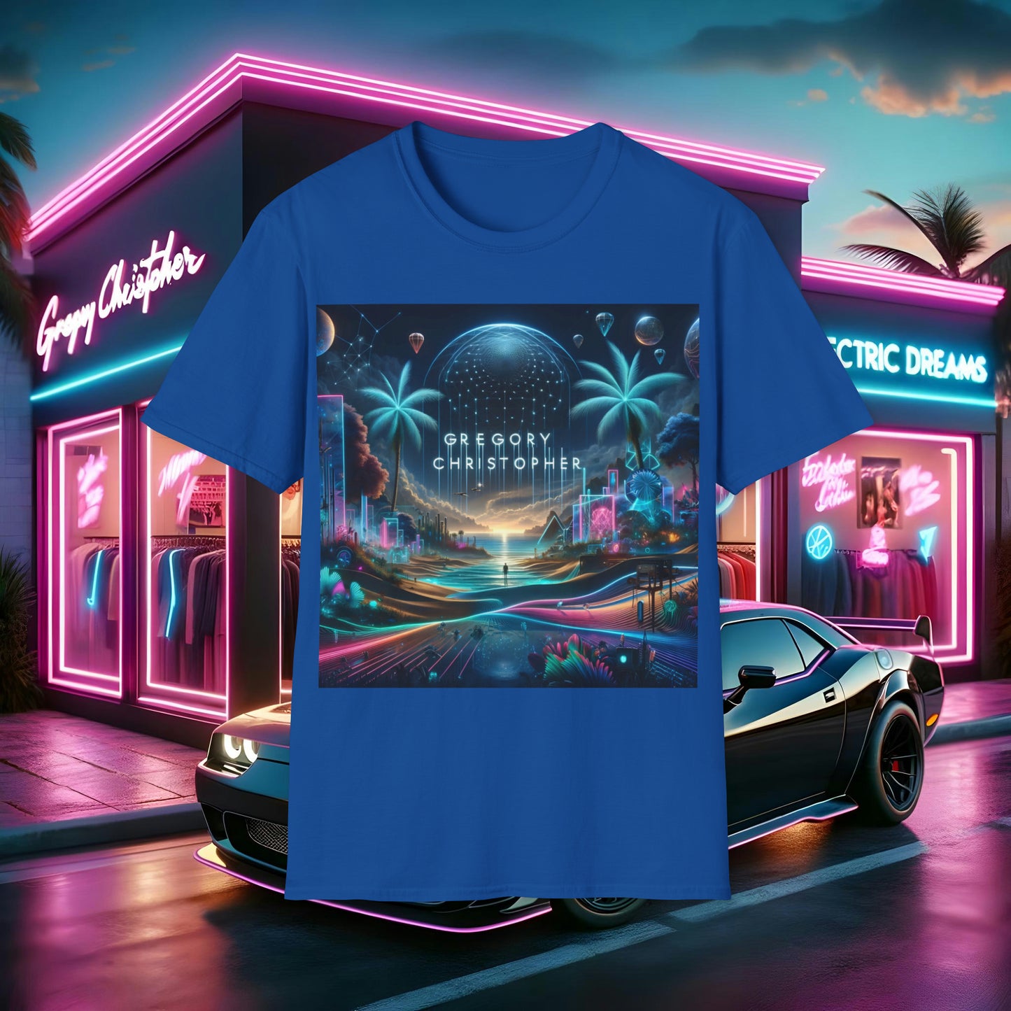 Electric Dream Tee by GREGORY CHRISTOPHER - UK