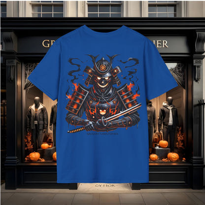 Forged in Fire: The Samurai Spirit Tee by Gregory Christopher UK