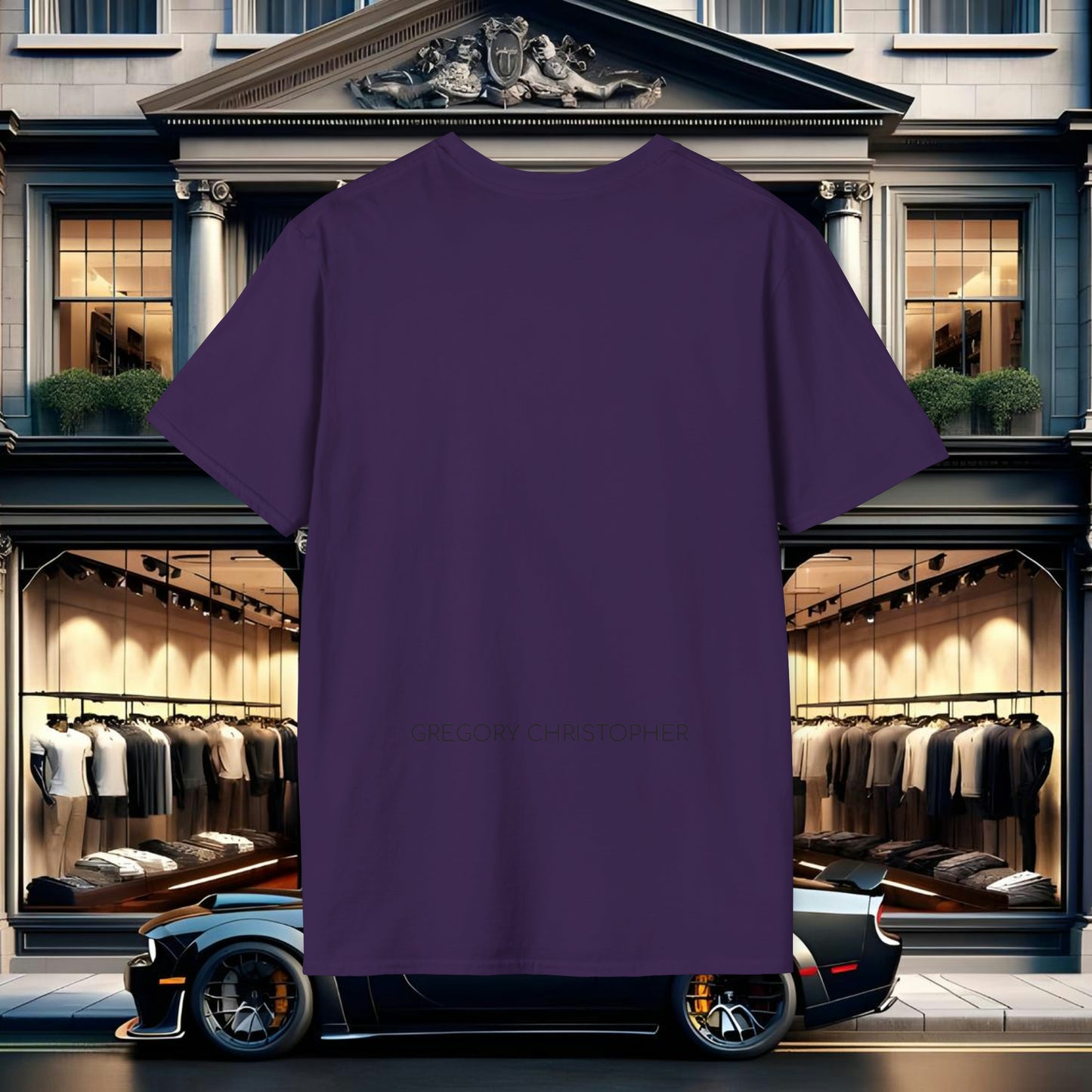 Lavender Geometrics Tee by GREGORY CHRISTOPHER - UK