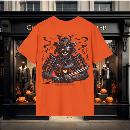 Forged in Fire: The Samurai Spirit Tee by Gregory Christopher UK