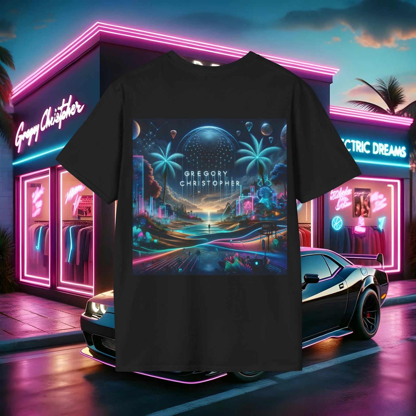 Electric Crown Tee by GREGORY CHRISTOPHER - UK