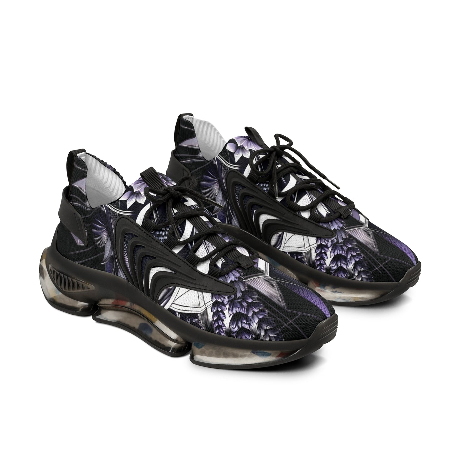 Lavender Maze: Men's Sneakers by GREGORY CHRISTOPHER