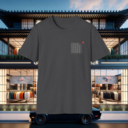 Gregory Christopher Graphic T-Shirt — Minimal Logo Pocket & Script Back