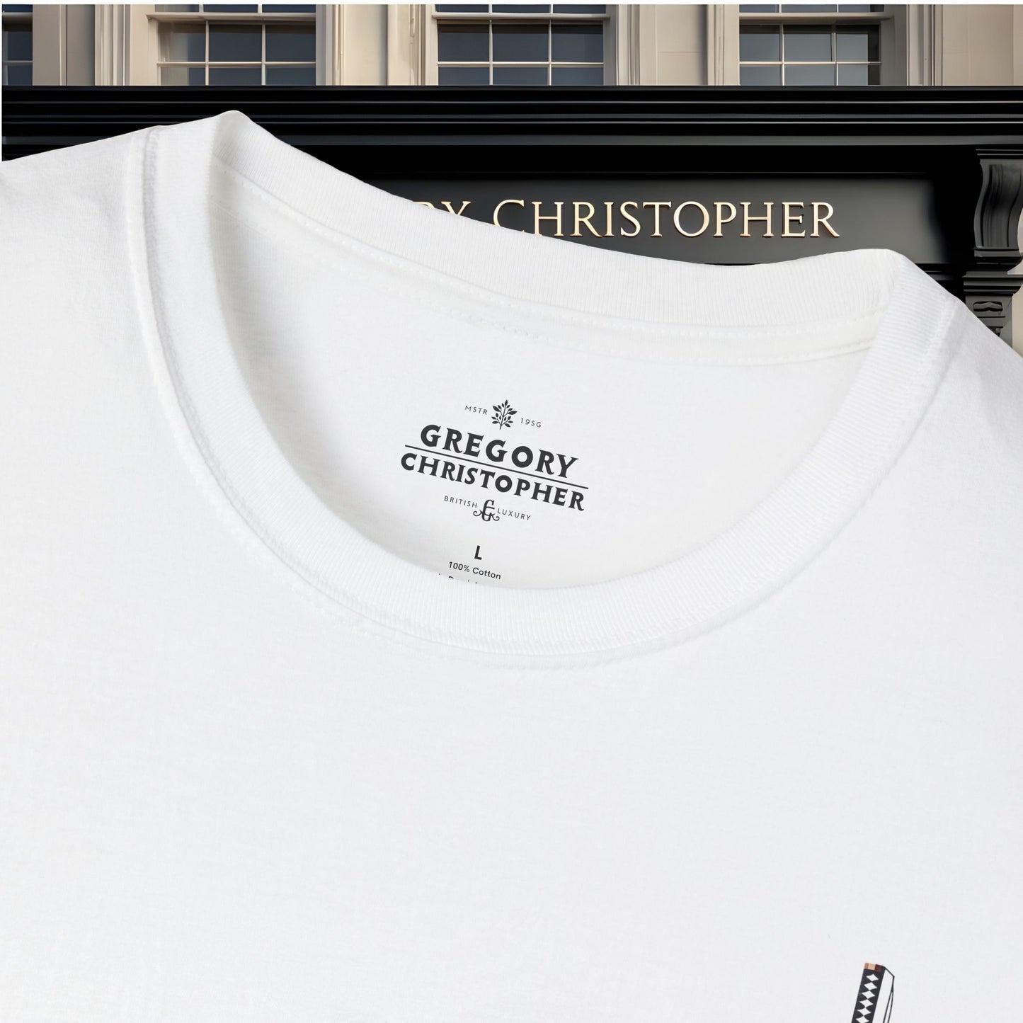 Forged in Fire: The Samurai Spirit Tee by Gregory Christopher UK