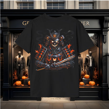 Forged in Fire: The Samurai Spirit Tee by Gregory Christopher UK