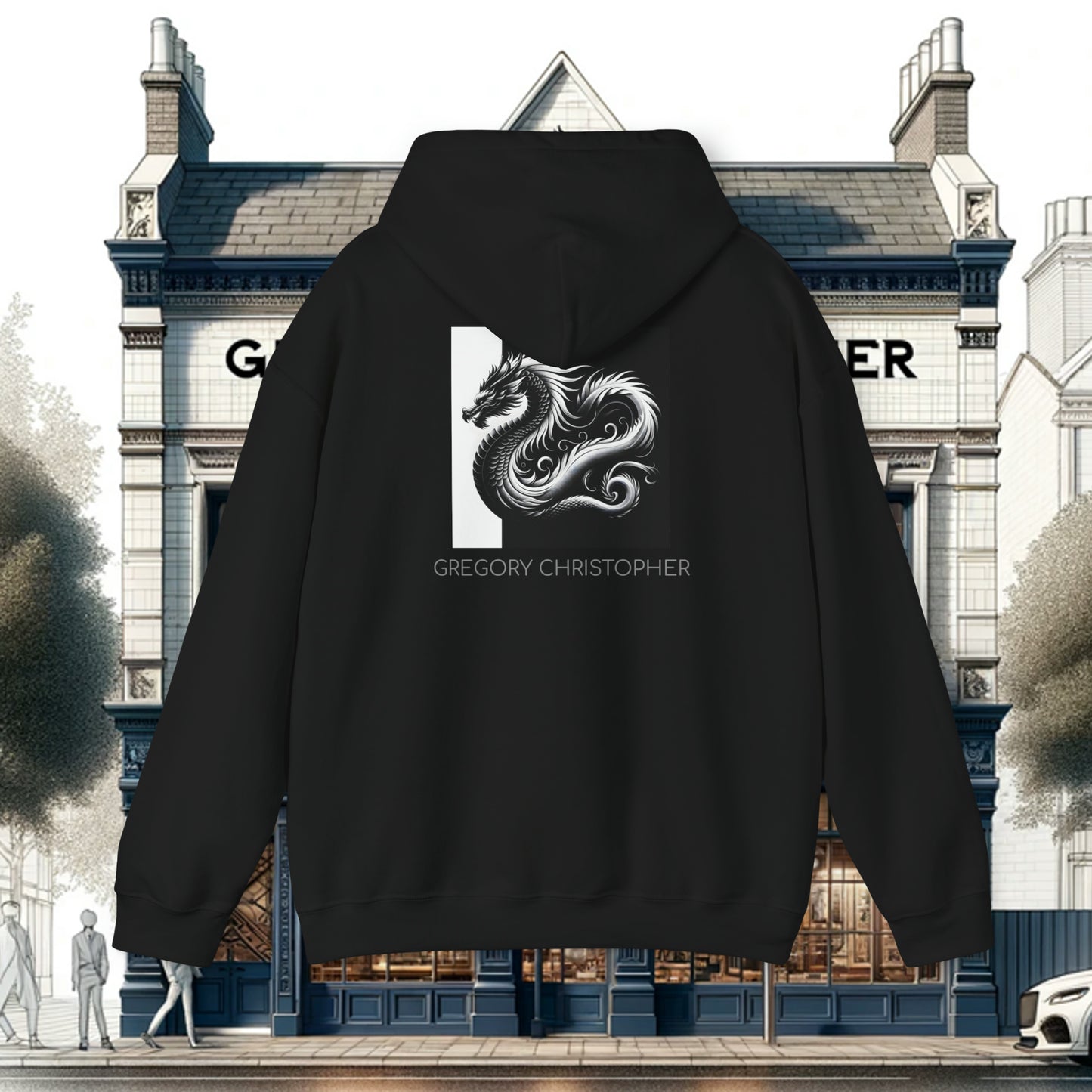 Hooded Sovereign - Hooded Sweatshirt by GREGORY CHRISTOPHER - USA