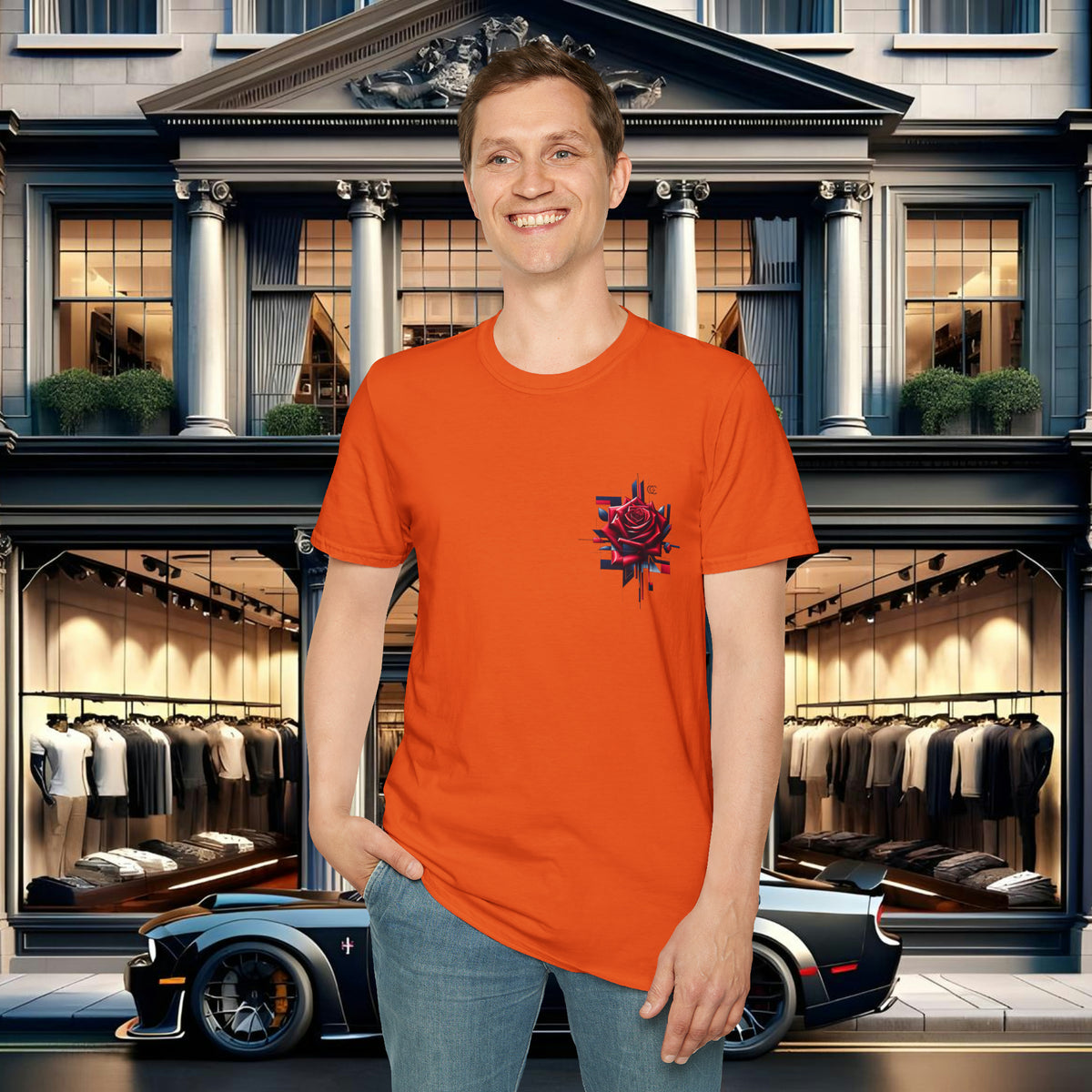 Rose Luxe Tee by GREGORY CHRISTOPHER - UK