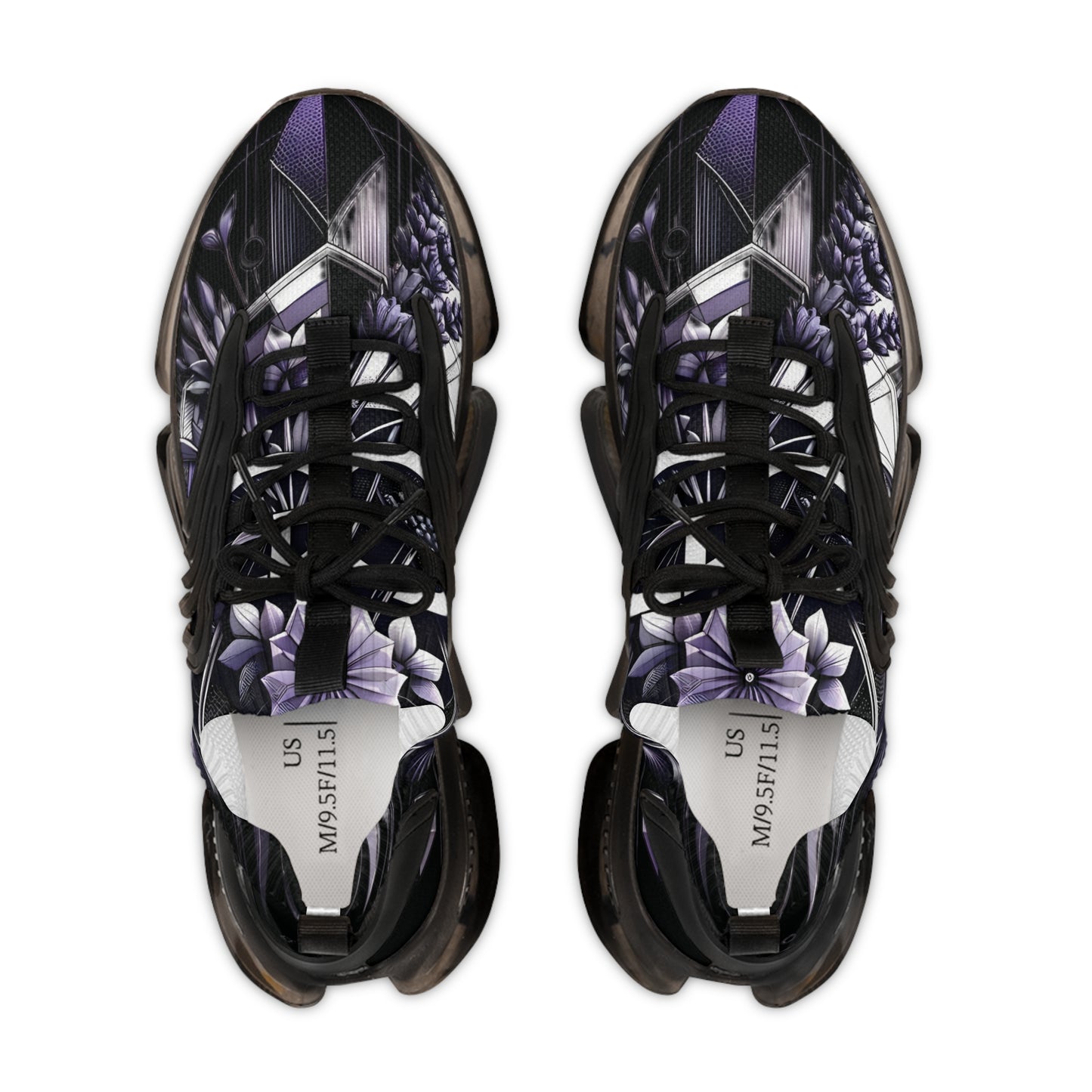 Lavender Maze: Men's Sneakers by GREGORY CHRISTOPHER