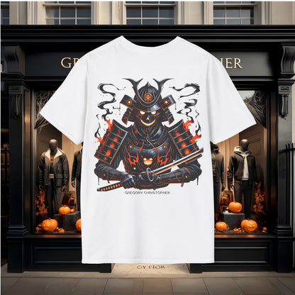 Forged in Fire: The Samurai Spirit Tee by Gregory Christopher UK