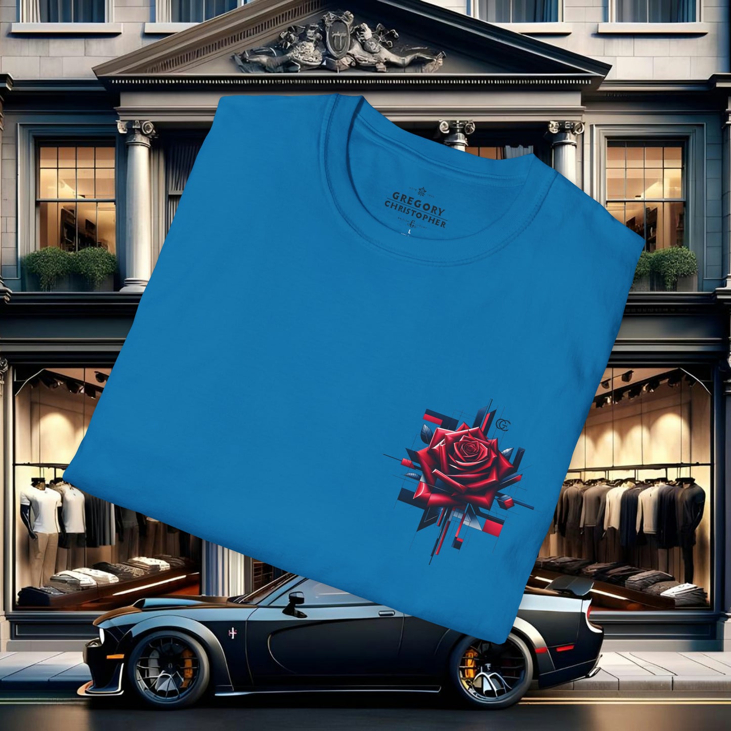 Rose Luxe Tee by GREGORY CHRISTOPHER - UK