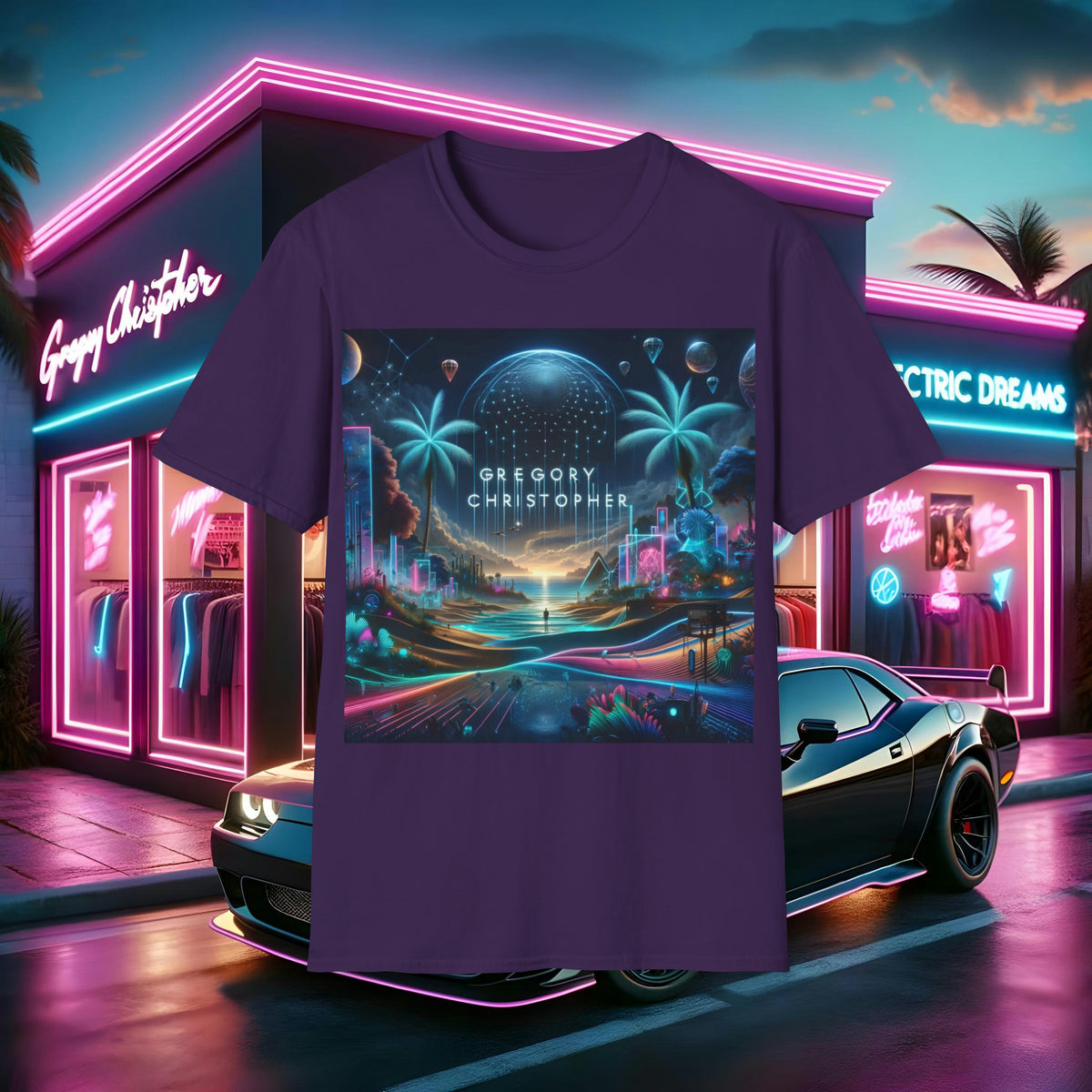 Electric Dream Tee by GREGORY CHRISTOPHER - UK