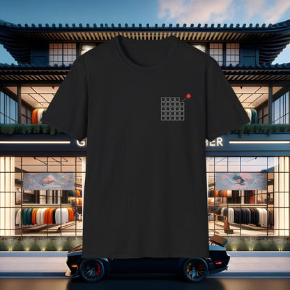 Gregory Christopher Graphic T-Shirt — Minimal Logo Pocket & Script Back