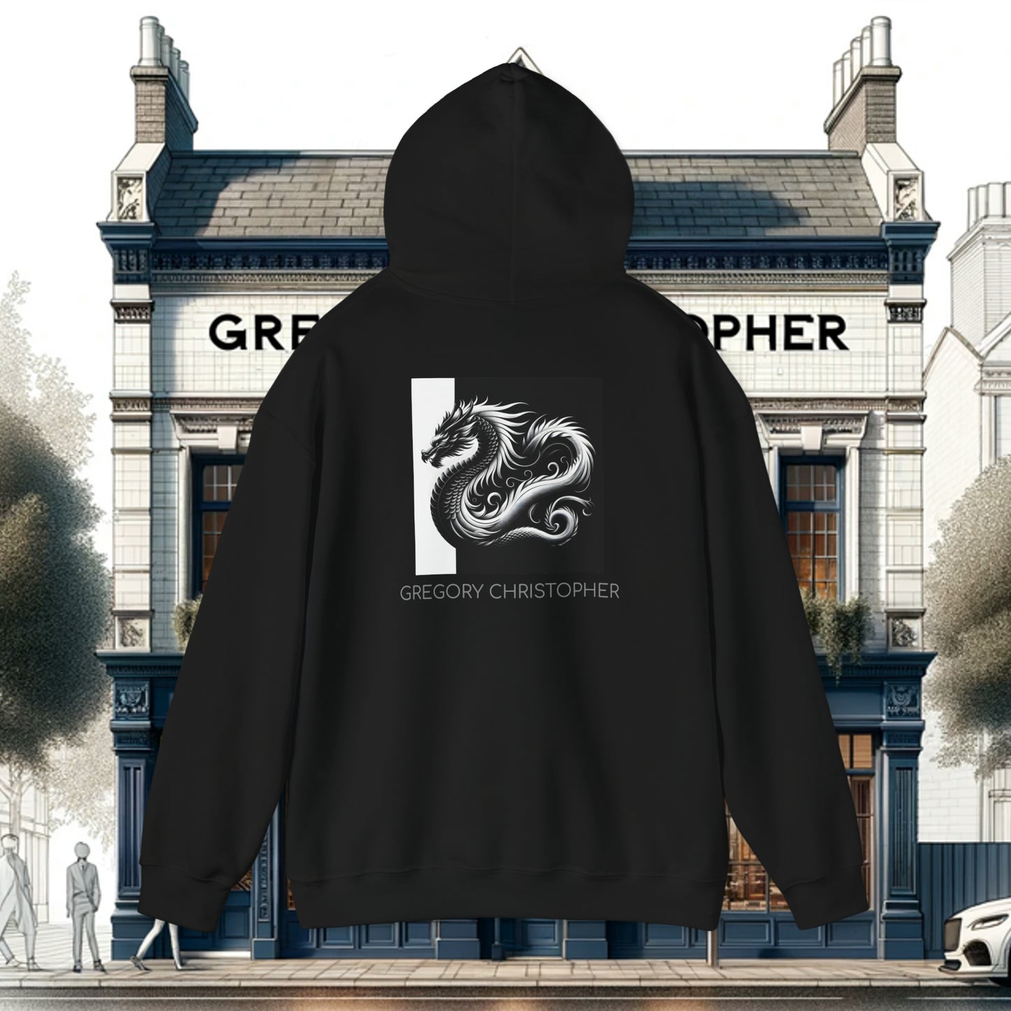 Hooded Sovereign - Hooded Sweatshirt by GREGORY CHRISTOPHER - USA