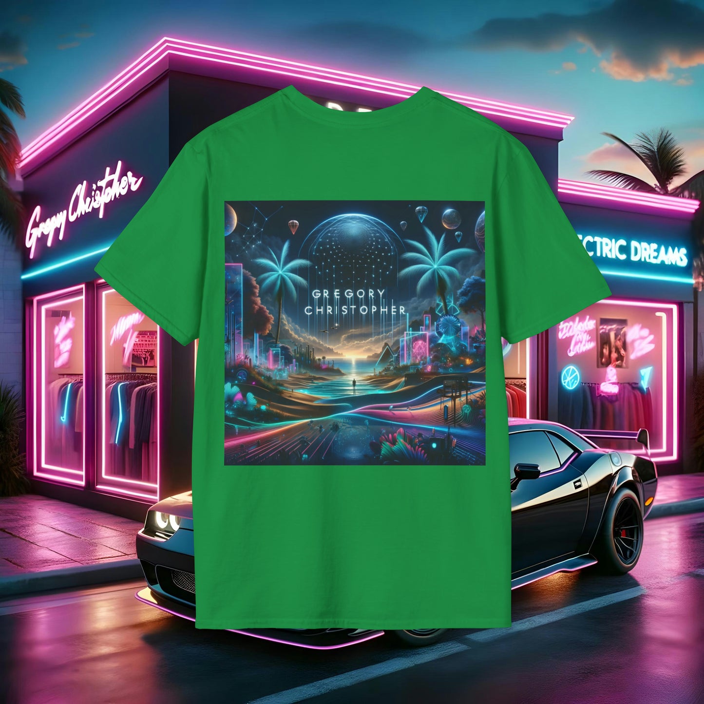 Electric Crown Tee by GREGORY CHRISTOPHER - UK