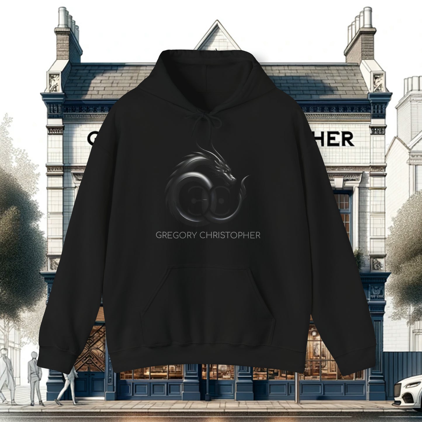 Hooded Sovereign - Hooded Sweatshirt by GREGORY CHRISTOPHER - USA