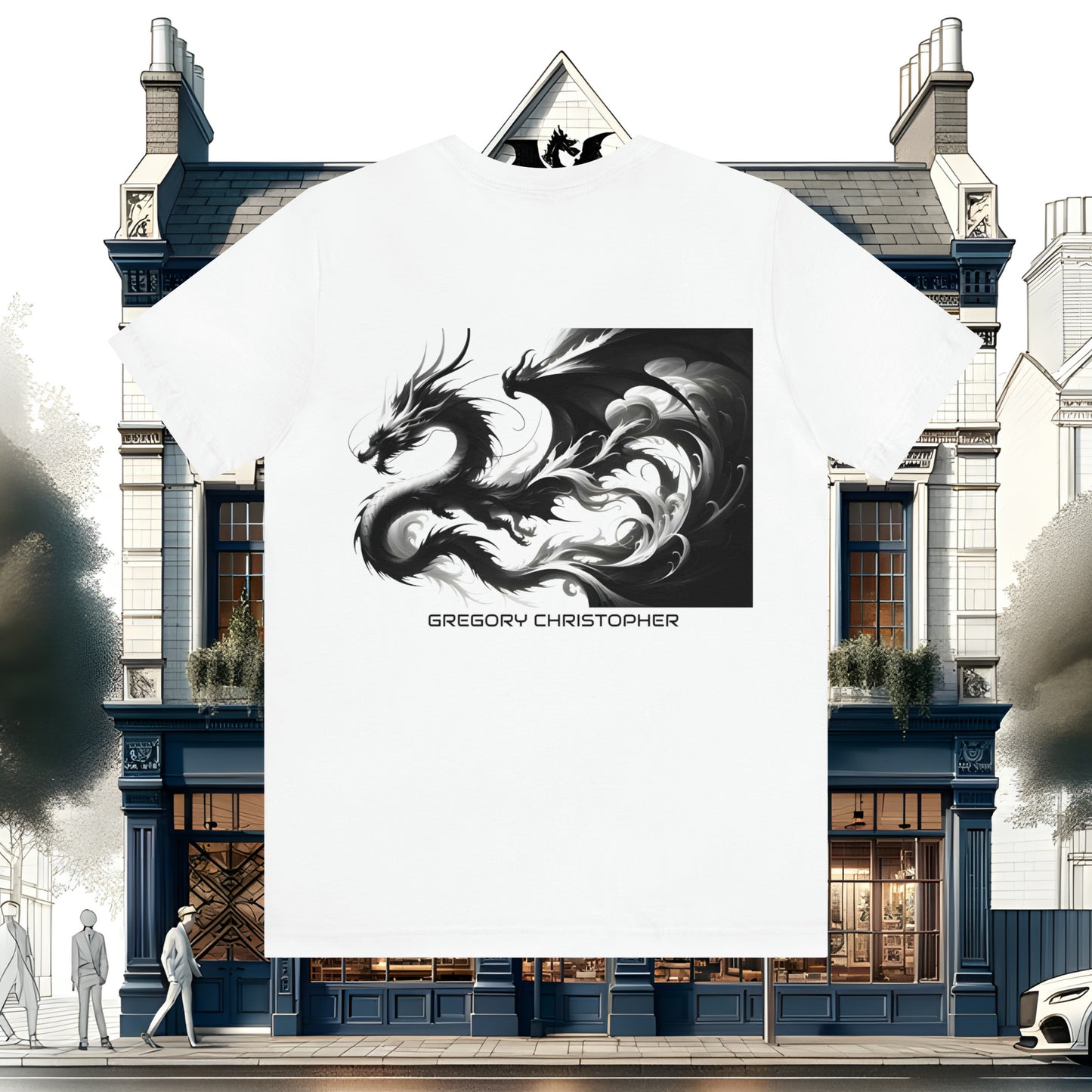 Dragon Majesty T-shirt by GREGORY CHRISTOPHER - UK