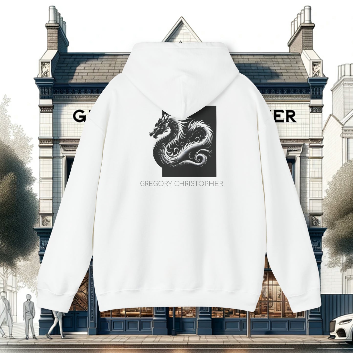 Hooded Sovereign - Hooded Sweatshirt by GREGORY CHRISTOPHER - USA