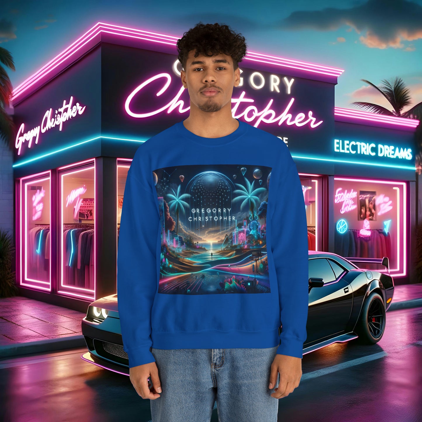 Electric Dream Sweatshirt by GREGORY CHRISTOPHER - UK