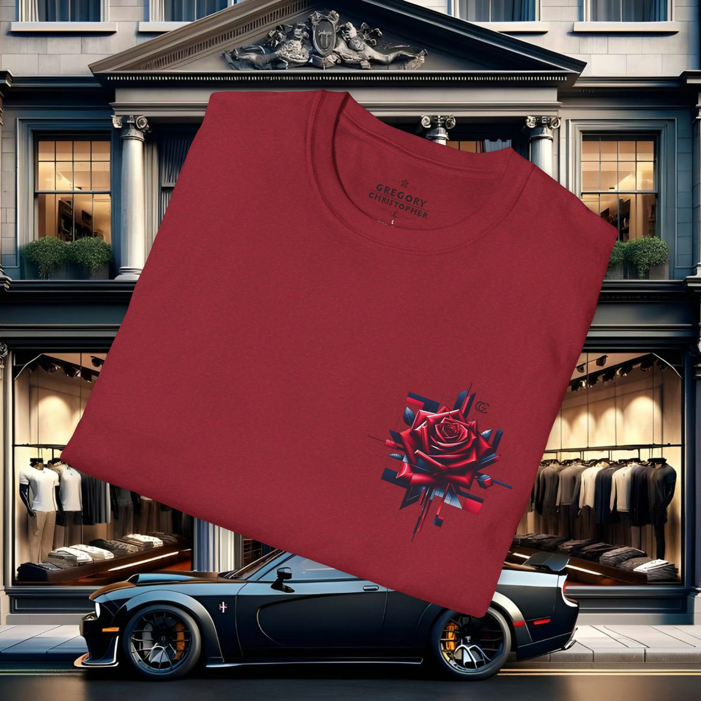 Rose Luxe Tee by GREGORY CHRISTOPHER - UK