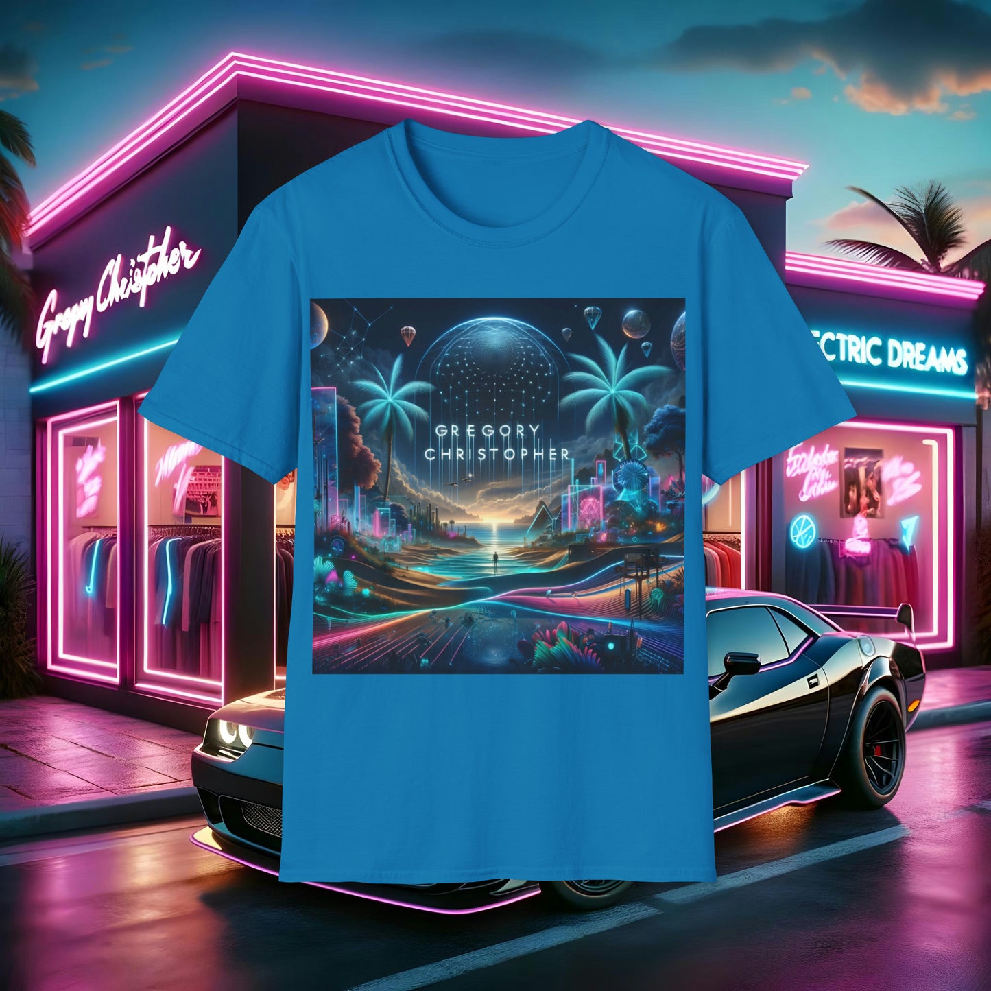 Electric Dream Tee by GREGORY CHRISTOPHER - UK