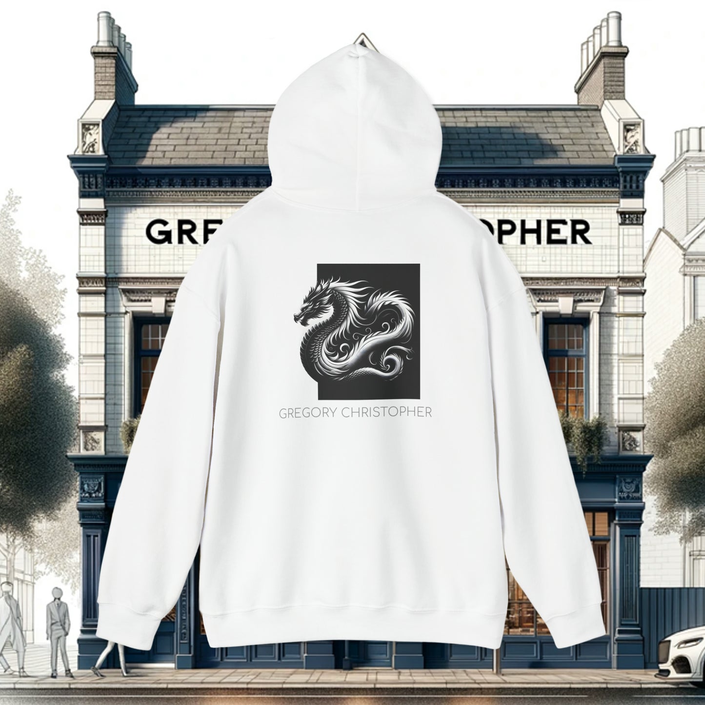 Hooded Sovereign - Hooded Sweatshirt by GREGORY CHRISTOPHER - USA