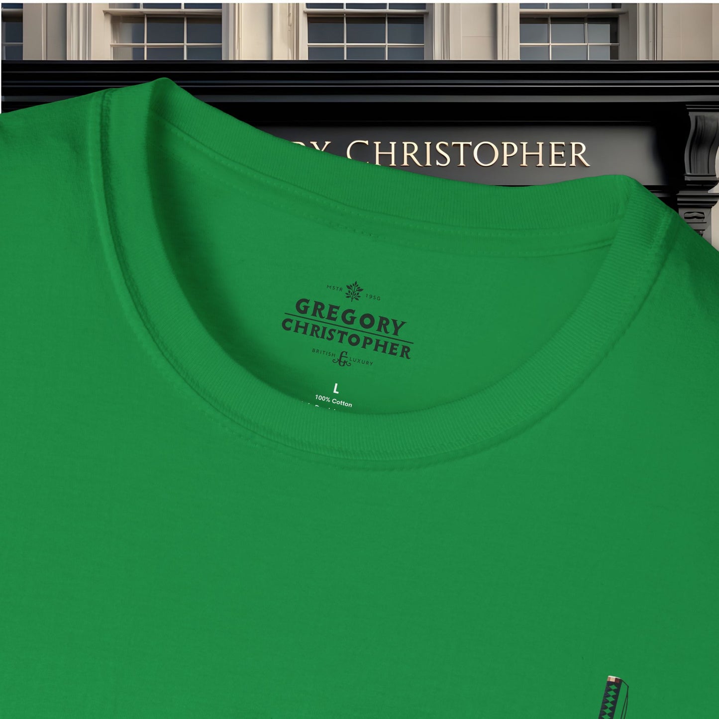 Forged in Fire: The Samurai Spirit Tee by Gregory Christopher UK