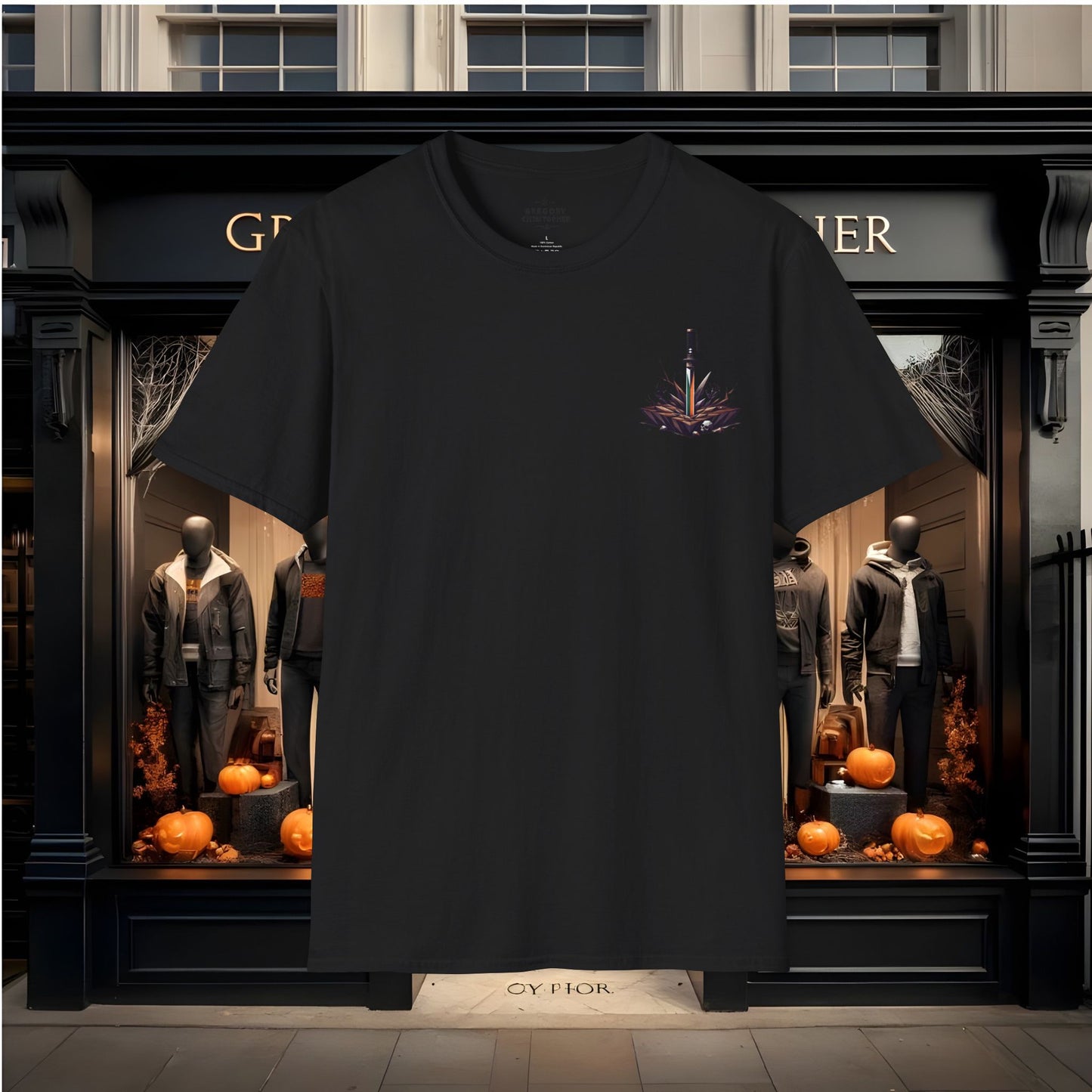 Forged in Fire: The Samurai Spirit Tee by Gregory Christopher UK