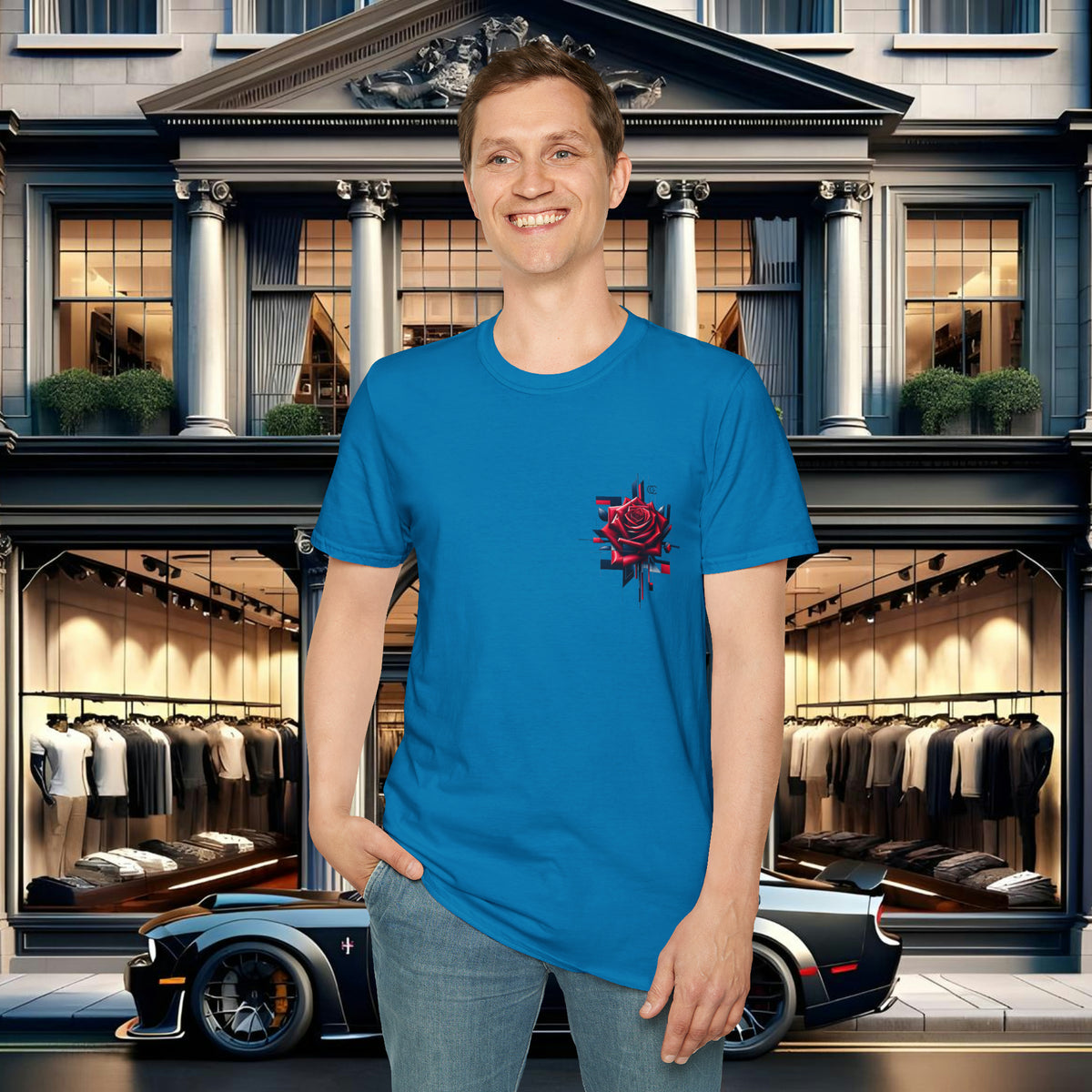 Rose Luxe Tee by GREGORY CHRISTOPHER - UK