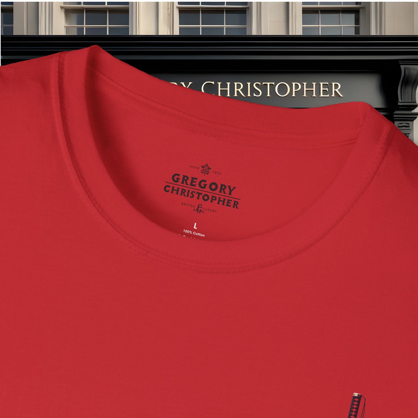 Forged in Fire: The Samurai Spirit Tee by Gregory Christopher UK