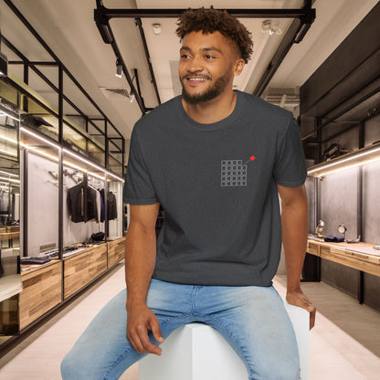 Gregory Christopher Graphic T-Shirt — Minimal Logo Pocket & Script Back