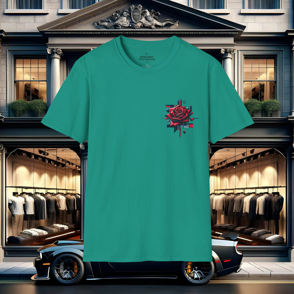 Rose Luxe Tee by GREGORY CHRISTOPHER - UK