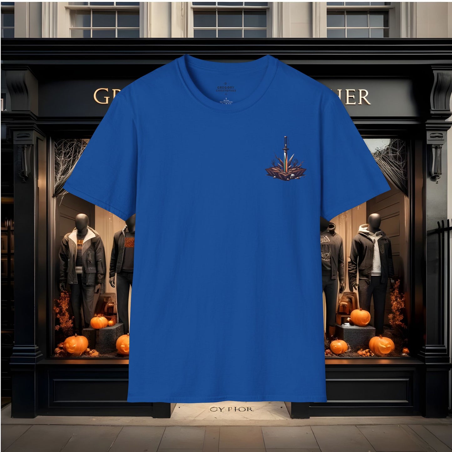 Forged in Fire: The Samurai Spirit Tee by Gregory Christopher UK
