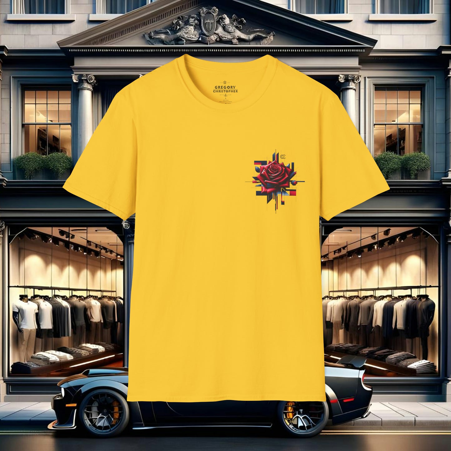 Rose Luxe Tee by GREGORY CHRISTOPHER - UK