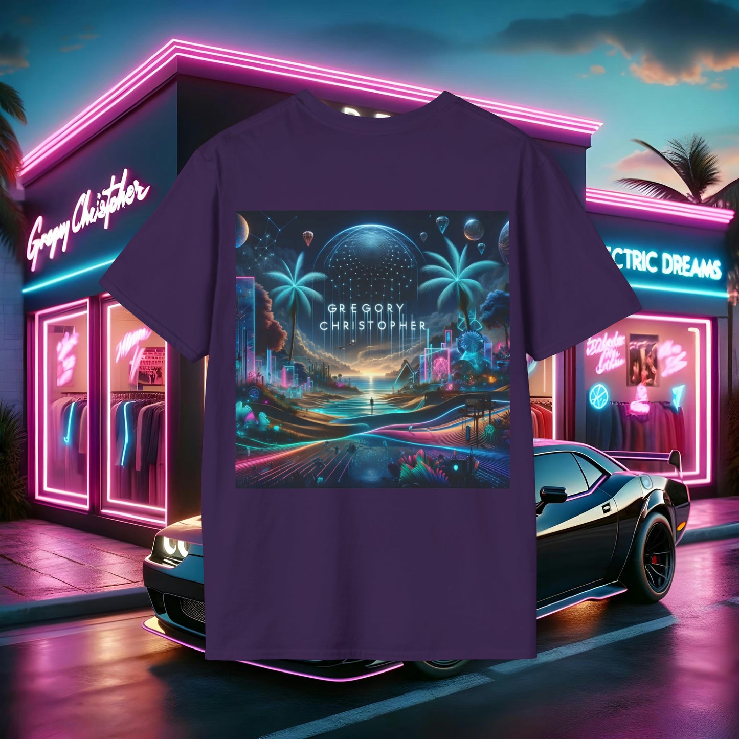 Electric Crown Tee by GREGORY CHRISTOPHER - UK