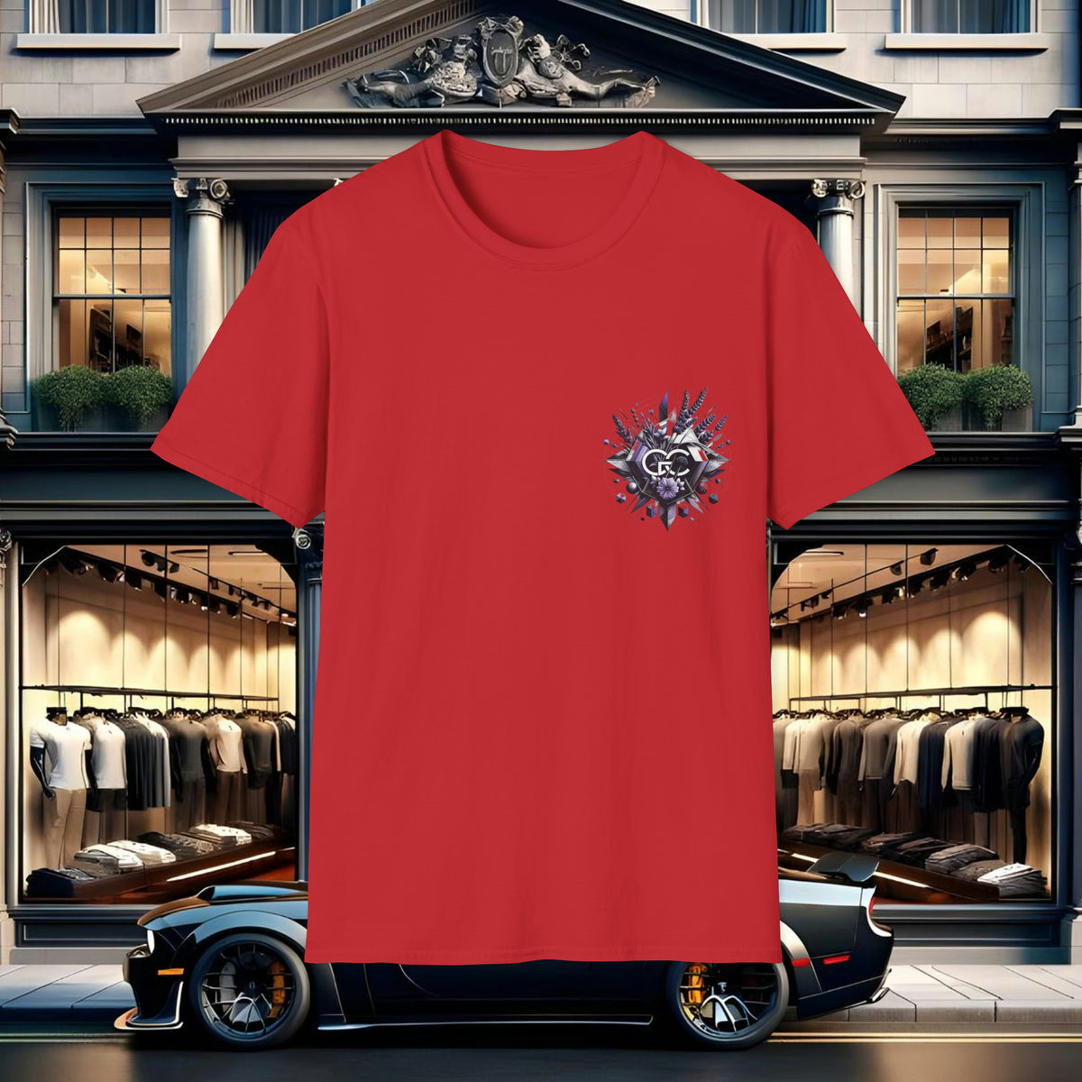 Lavender Geometrics Tee by GREGORY CHRISTOPHER - UK
