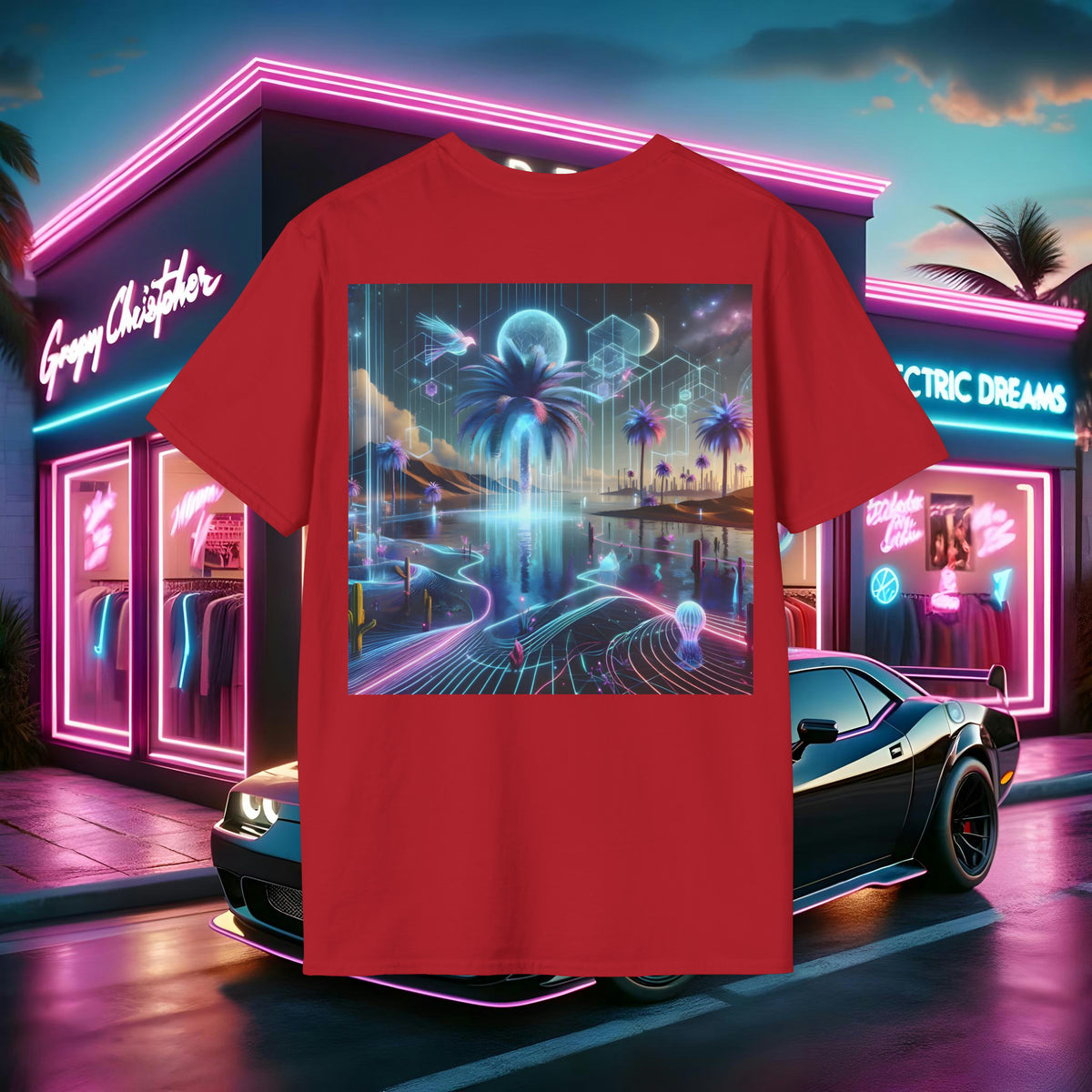 Electric Dream Tee by GREGORY CHRISTOPHER - UK