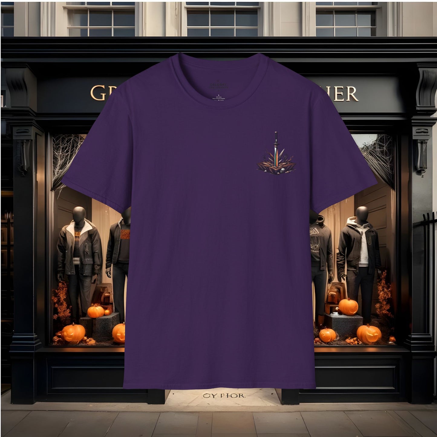 Forged in Fire: The Samurai Spirit Tee by Gregory Christopher UK