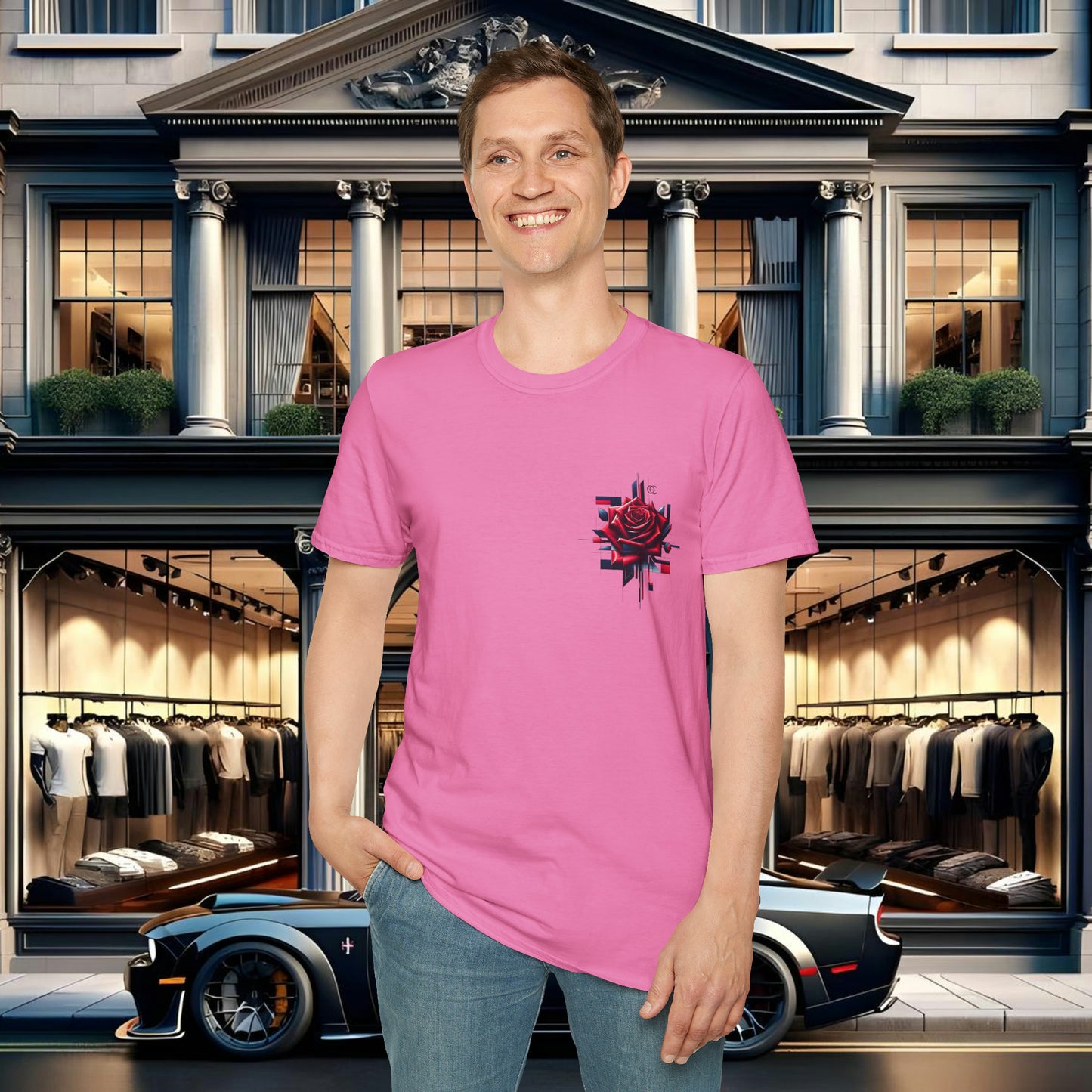 Rose Luxe Tee by GREGORY CHRISTOPHER - UK