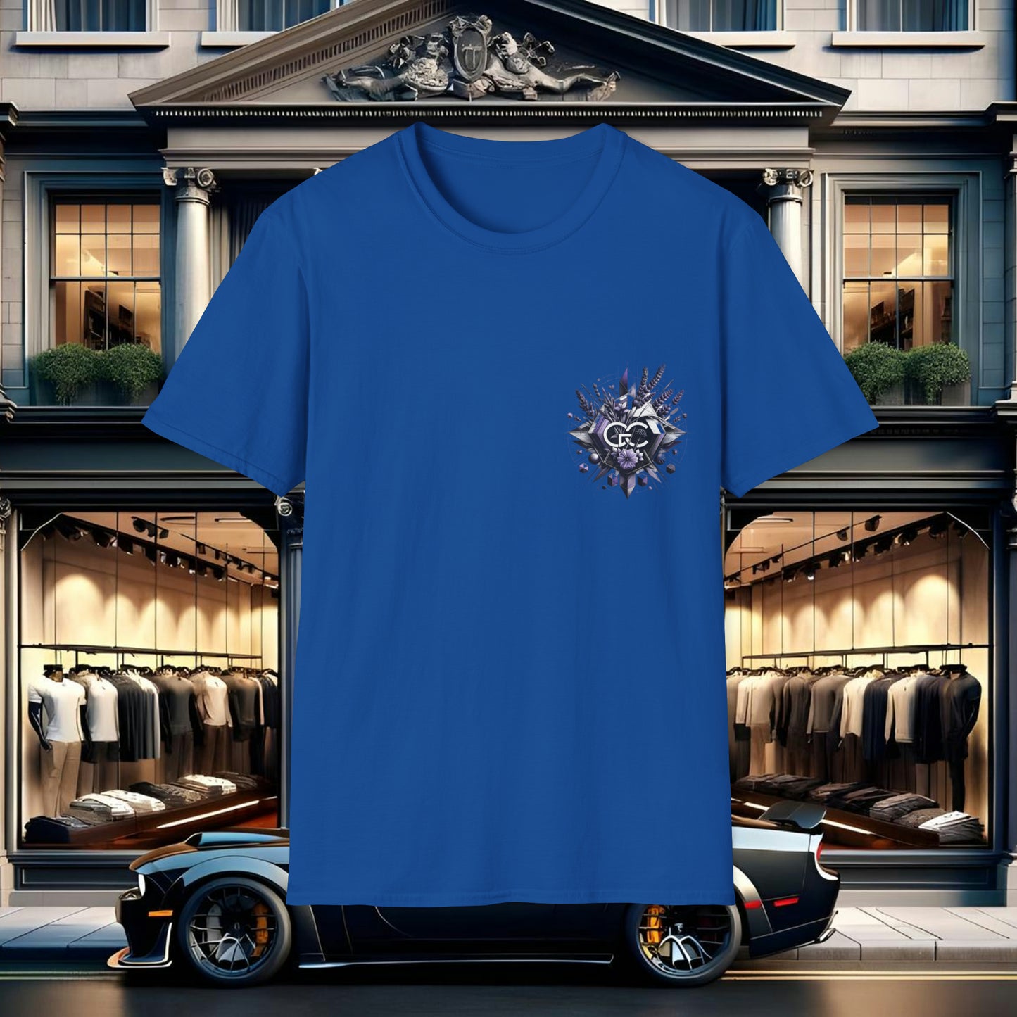 Lavender Geometrics Tee by GREGORY CHRISTOPHER - UK