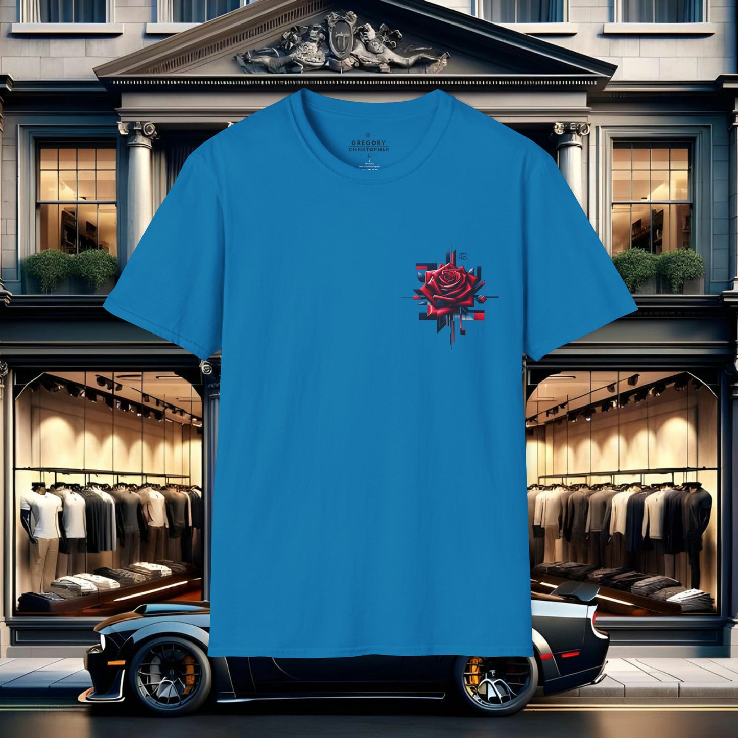 Rose Luxe Tee by GREGORY CHRISTOPHER - UK