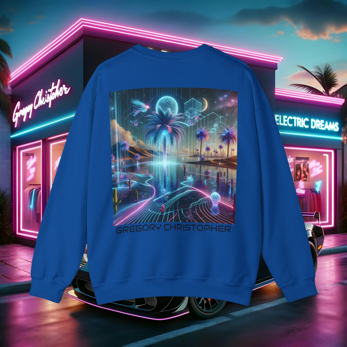 Electric Dream Sweatshirt by GREGORY CHRISTOPHER - UK